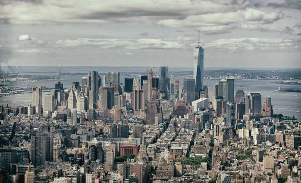 Efeito vintage de Manhattan, Nova Iorque . — Fotografia de Stock