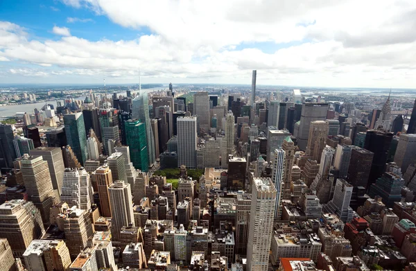 Вид на Манхэттен, Нью-Йорк . — стоковое фото