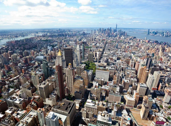 Vista da cidade de Manhattan, Nova Iorque . — Fotografia de Stock