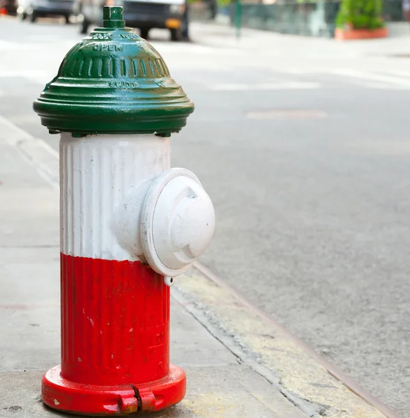 La boca de incendios en Little Italy District, Nueva York . — Foto de Stock