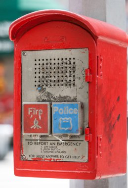 New York'ta acil Callbox