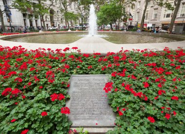 Çeşme Bowling Green Park, Manhattan.