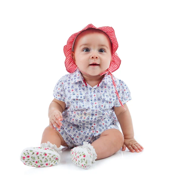 Aranyos női kisgyermek — Stock Fotó