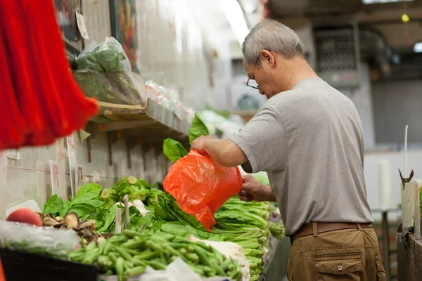 Puesto de verduras en Chinatown . — Foto de Stock