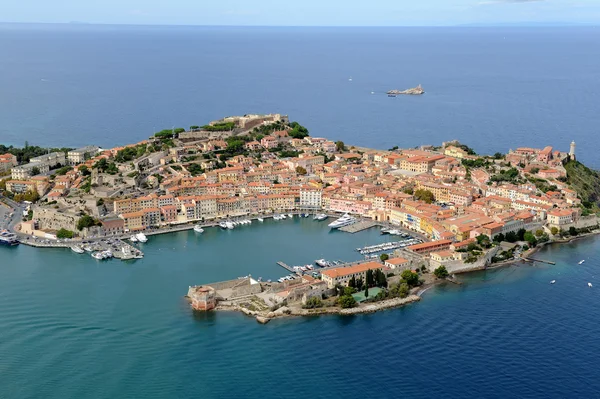 Portoferraio hamn - ön Elba — Stockfoto