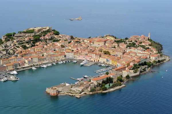 Portoferraio haven-eiland Elba Stockafbeelding