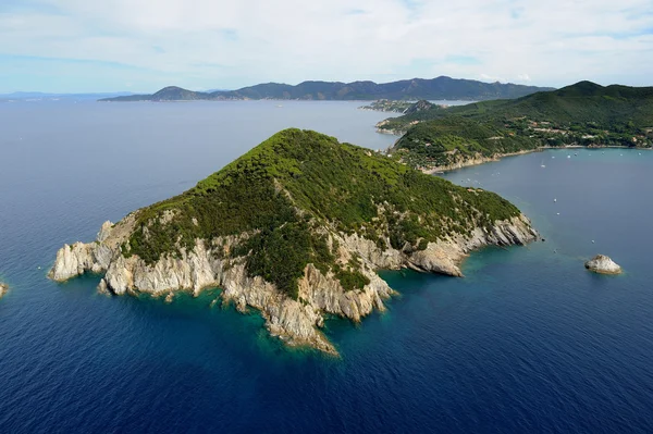 Elba Eiland-Capo d'Enfola Stockafbeelding