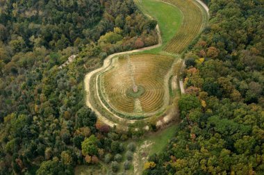 Bağ Tuscany'de yuvarlak