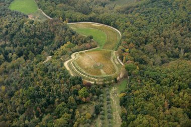 Bağ Tuscany'de yuvarlak
