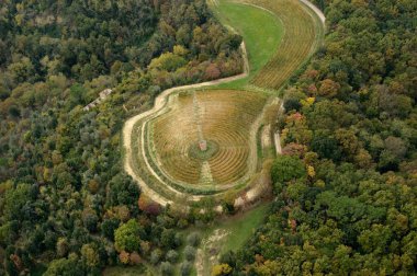 Bağ Tuscany'de yuvarlak