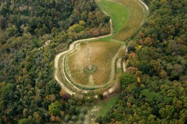Bağ Tuscany'de yuvarlak