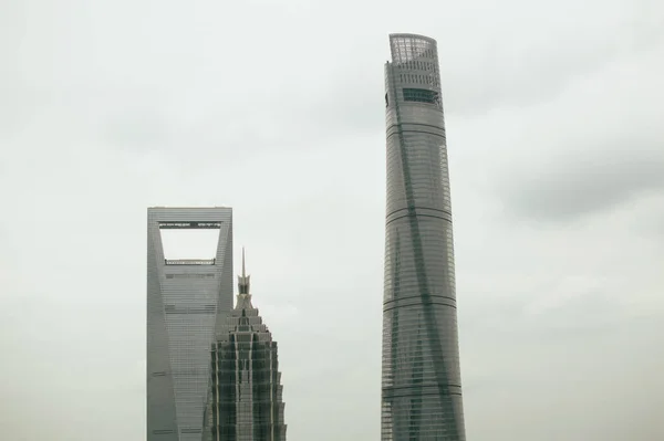 Skyskrapor Shanghai Kina — Stockfoto