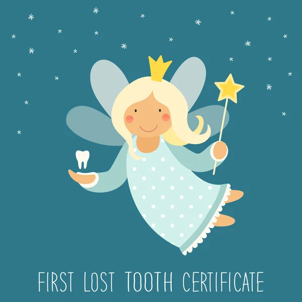 Erster verlorener Zahn — Stockvektor