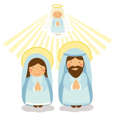 Virgin Mary background clipart