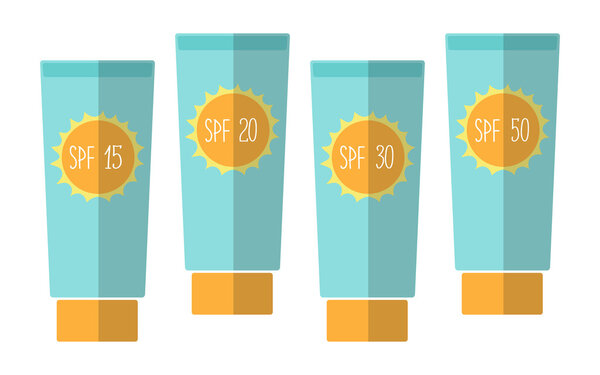 Cute tubes of sunscreen
