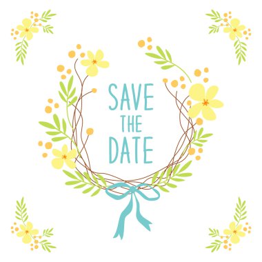 Tarih çelenk içinde Kaydet