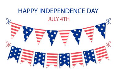 Şirin şenlikli kiraz kuşu bayrakları