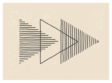 Moda soyut yaratıcı minimalist sanatsal el yapımı kompozisyon