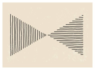 Moda soyut yaratıcı minimalist sanatsal el yapımı kompozisyon