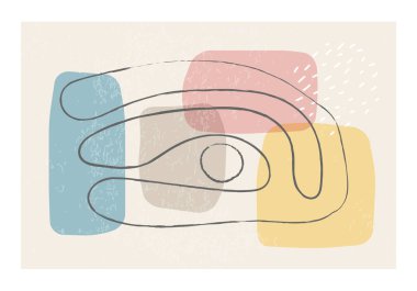 Matisse soyut organik şekilli modern duvar sanatından esinlenmiştir.