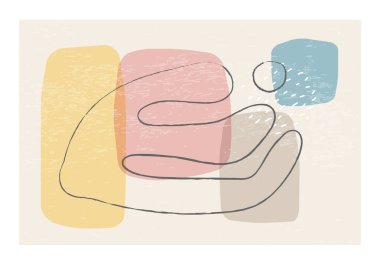 Matisse soyut organik şekilli modern duvar sanatından esinlenmiştir.