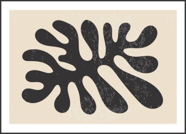 Matisse soyut organik şekilli modern duvar sanatından esinlenmiştir.