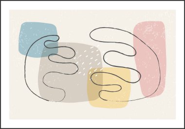 Matisse soyut organik şekilli modern duvar sanatından esinlenmiştir.