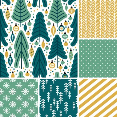 Şirin İskandinav Kış Elleri kusursuz desenler çizer