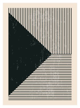 Moda soyut yaratıcı minimalist sanatsal el yapımı kompozisyon