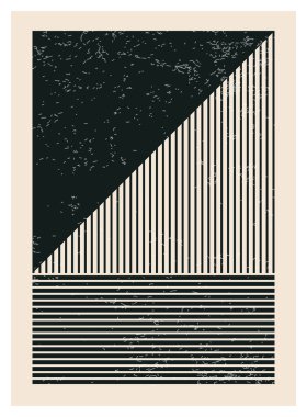 Moda soyut yaratıcı minimalist sanatsal el yapımı kompozisyon