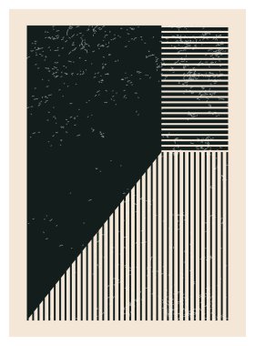 Moda soyut yaratıcı minimalist sanatsal el yapımı kompozisyon