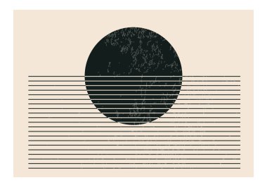 Moda soyut yaratıcı minimalist sanatsal el yapımı kompozisyon