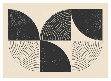 Moda soyut yaratıcı minimalist sanatsal el yapımı kompozisyon