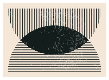 Moda soyut yaratıcı minimalist sanatsal el yapımı kompozisyon