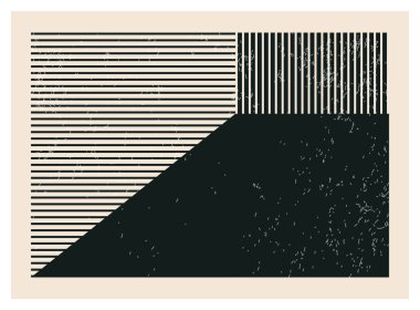 Moda soyut yaratıcı minimalist sanatsal el yapımı kompozisyon