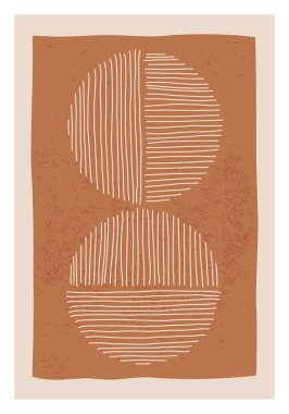 Moda soyut yaratıcı minimalist sanatsal el yapımı kompozisyon