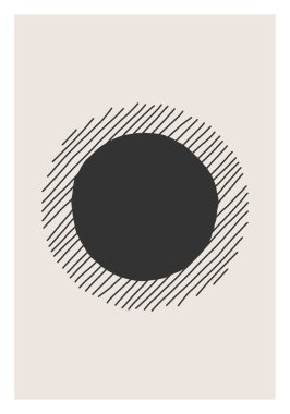 Moda soyut yaratıcı minimalist sanatsal el yapımı kompozisyon