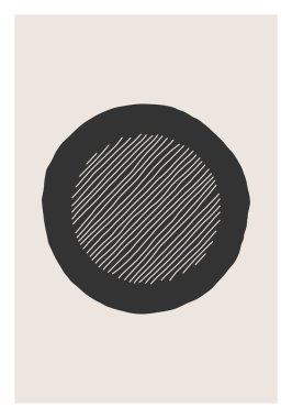 Moda soyut yaratıcı minimalist sanatsal el yapımı kompozisyon