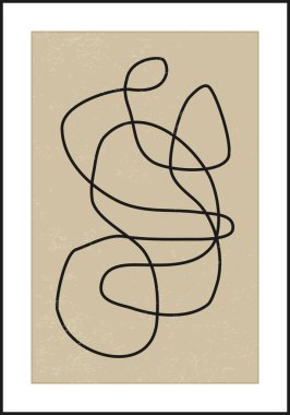 Moda soyut estetik yaratıcı minimalist sanatsal el kompozisyonu