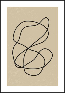 Moda soyut estetik yaratıcı minimalist sanatsal el kompozisyonu