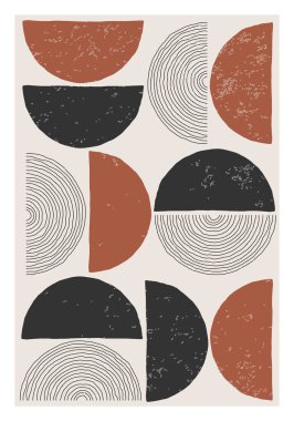 Moda soyut yaratıcı minimalist sanatsal el yapımı kompozisyon