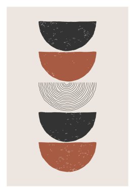 Moda soyut yaratıcı minimalist sanatsal el yapımı kompozisyon