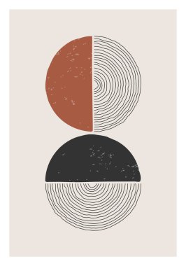 Moda soyut yaratıcı minimalist sanatsal el yapımı kompozisyon