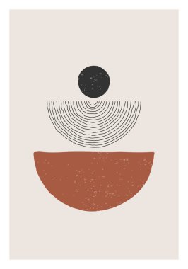 Moda soyut yaratıcı minimalist sanatsal el yapımı kompozisyon