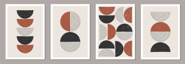 Soyut, yaratıcı, minimalist, sanatsal el kompozisyonu.