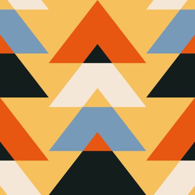 Soyut yaratıcı geometrik kompozisyona sahip modaya uygun minimalist kusursuz desen