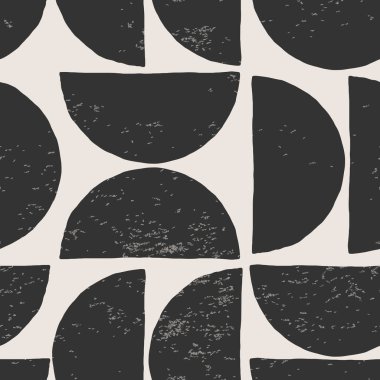 Soyut yaratıcı el çizimi kompozisyonu ile son moda minimalist kusursuz desen