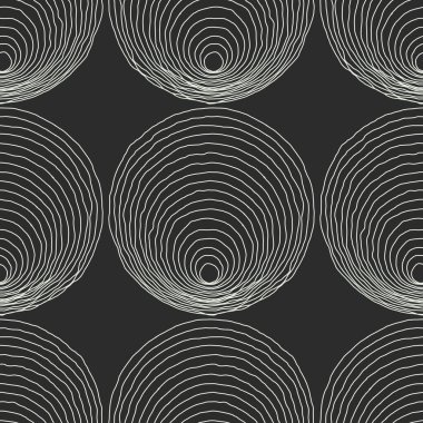 Soyut yaratıcı el çizimi kompozisyonu ile son moda minimalist kusursuz desen