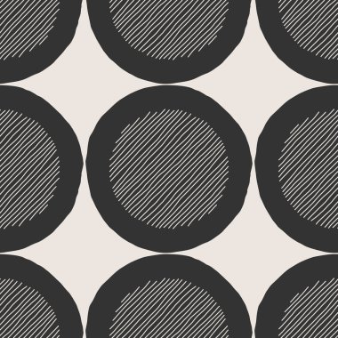 Soyut yaratıcı el çizimi kompozisyonu ile son moda minimalist kusursuz desen