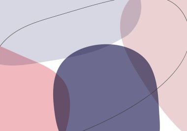 Soyut organik şekillere sahip minimalist tasarım yatay arkaplan